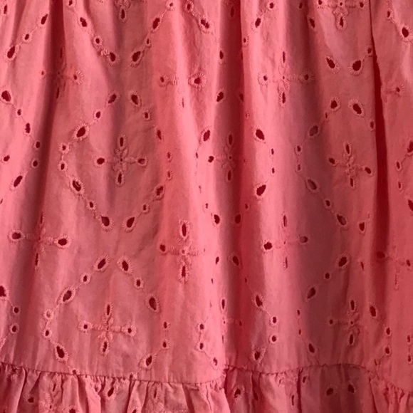 KNOX Rose Women's Pink peach Eyelet Baby Doll Dress‎ Size S NWT Summer melon - Picture 4 of 13